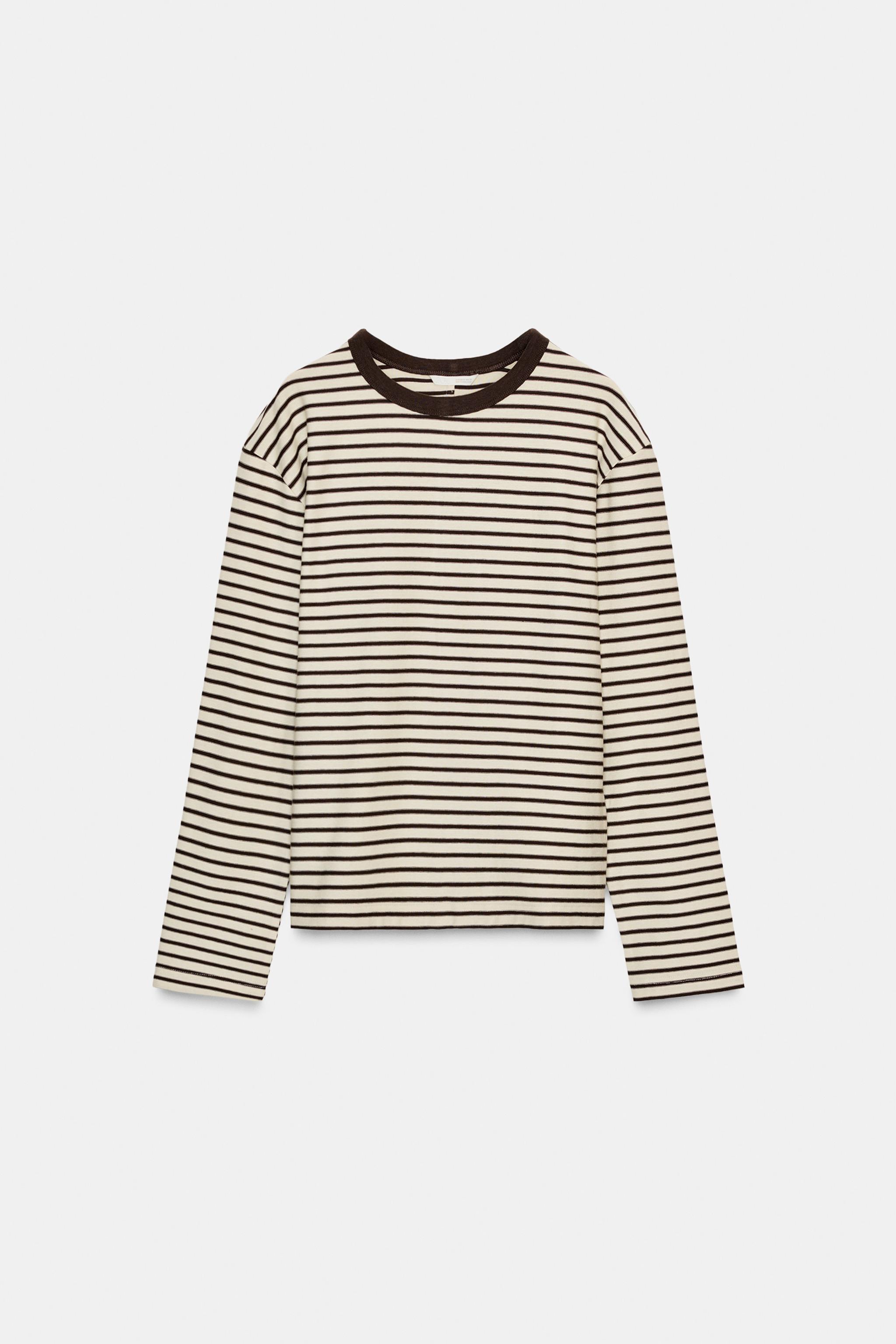 STRIPED LONG SLEEVE T-SHIRT